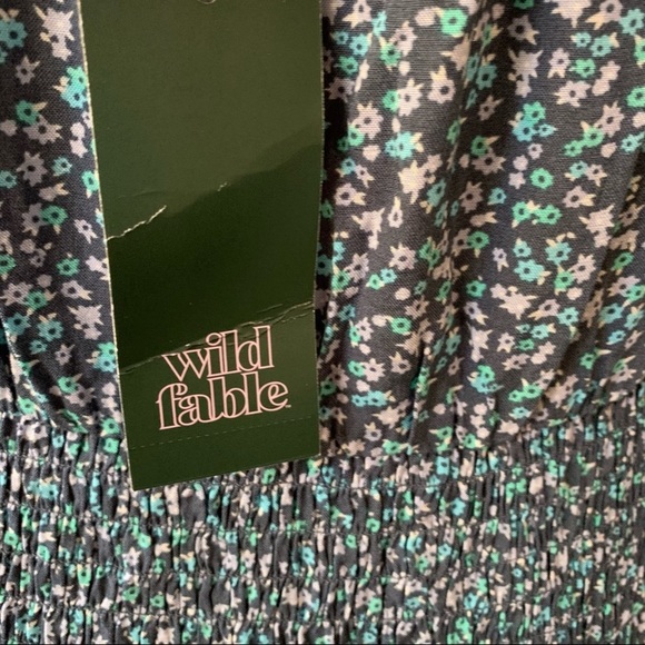 Wide Fable NWT Blue Floral Smocked Dress Size XXL - Picture 8 of 12